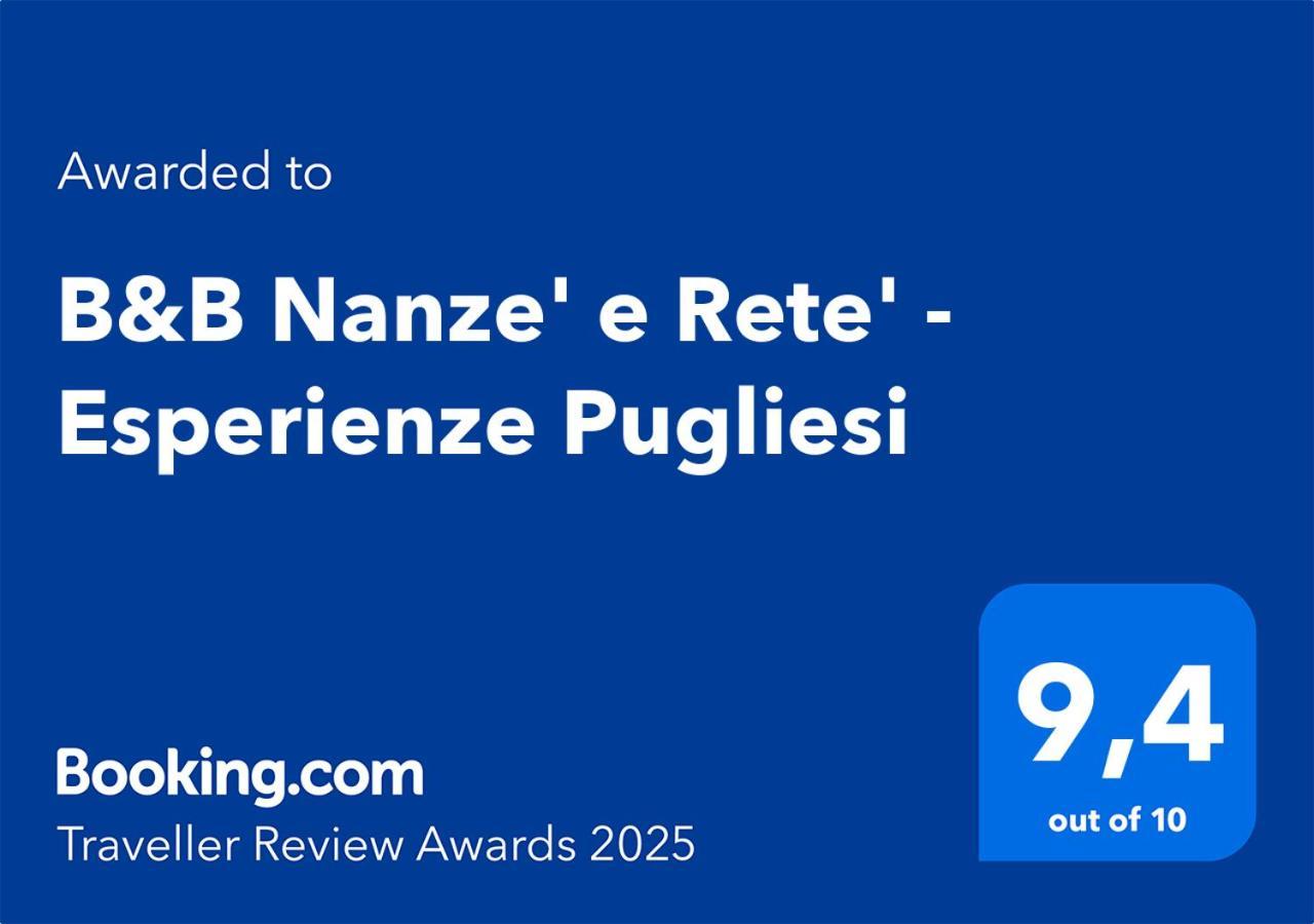 B&B Nanze' E Rete' - Esperienze Pugliesi Carosino Exterior foto